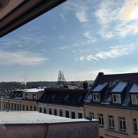 Kuschelige Dachgeschosswohnung Am Clarapark ライプツィヒ エクステリア 写真